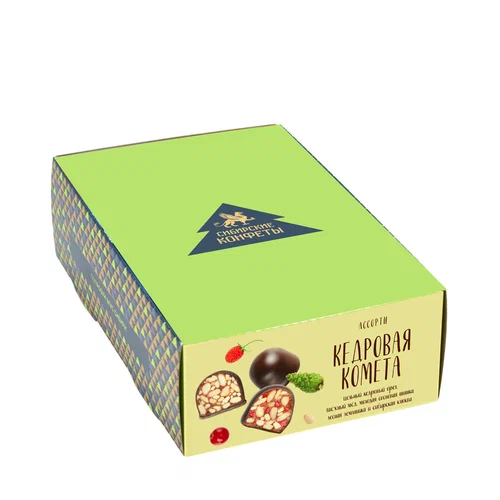  Кедровая комета Ассорти (9429) (классика, клюква, шишка, земляника), 540г   в Ишимбае