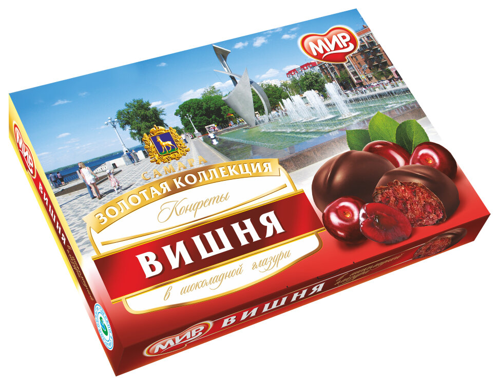  КФ МИР Вишня в шоколадной глазури 160г в Ишимбае